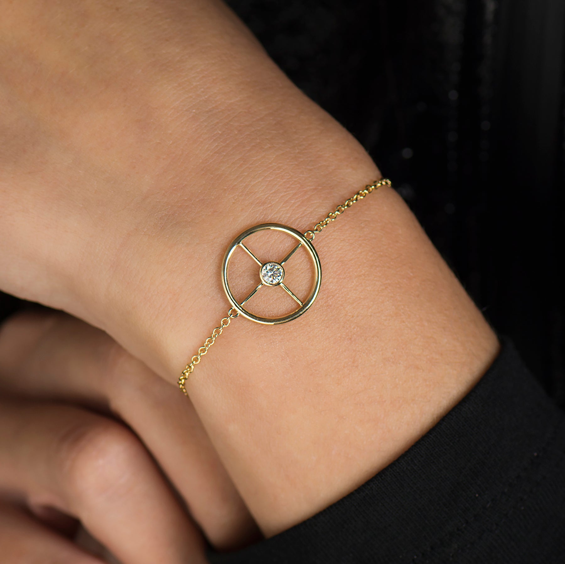 Circle Diamond Bracelet