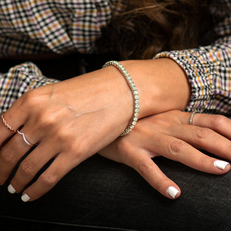 Buy Valerie Diamond Bracelet Online in India | Perrian