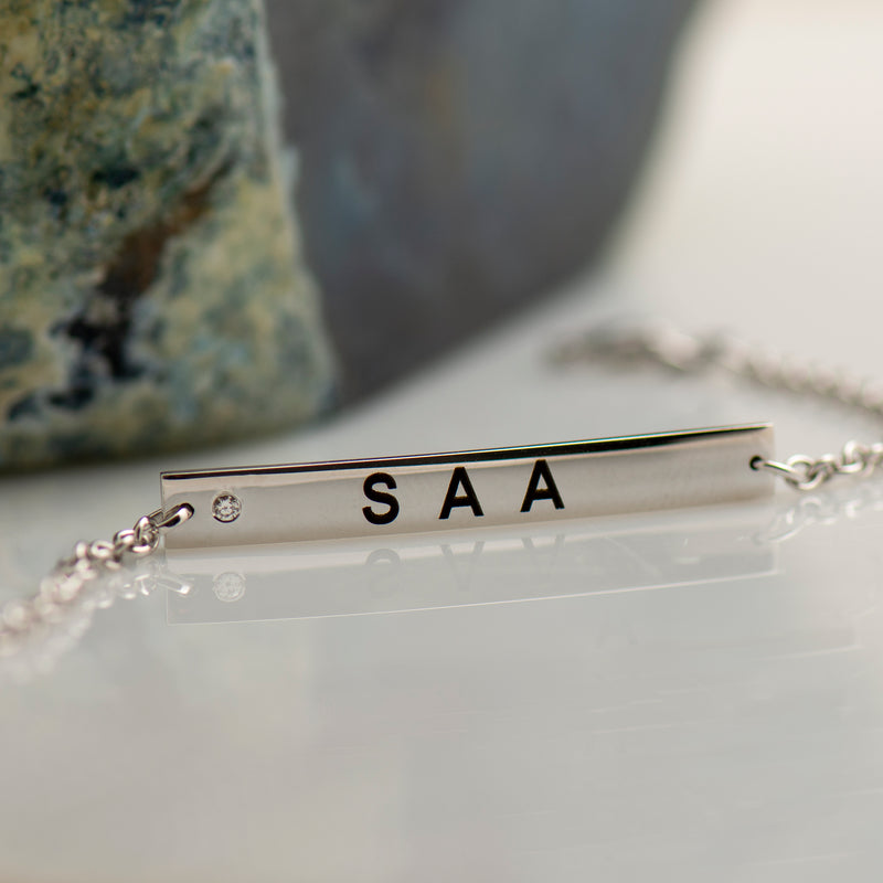Personalized bar bracelet gold plated | Wildthings Collectables Official  Store – Wildthings_collectables
