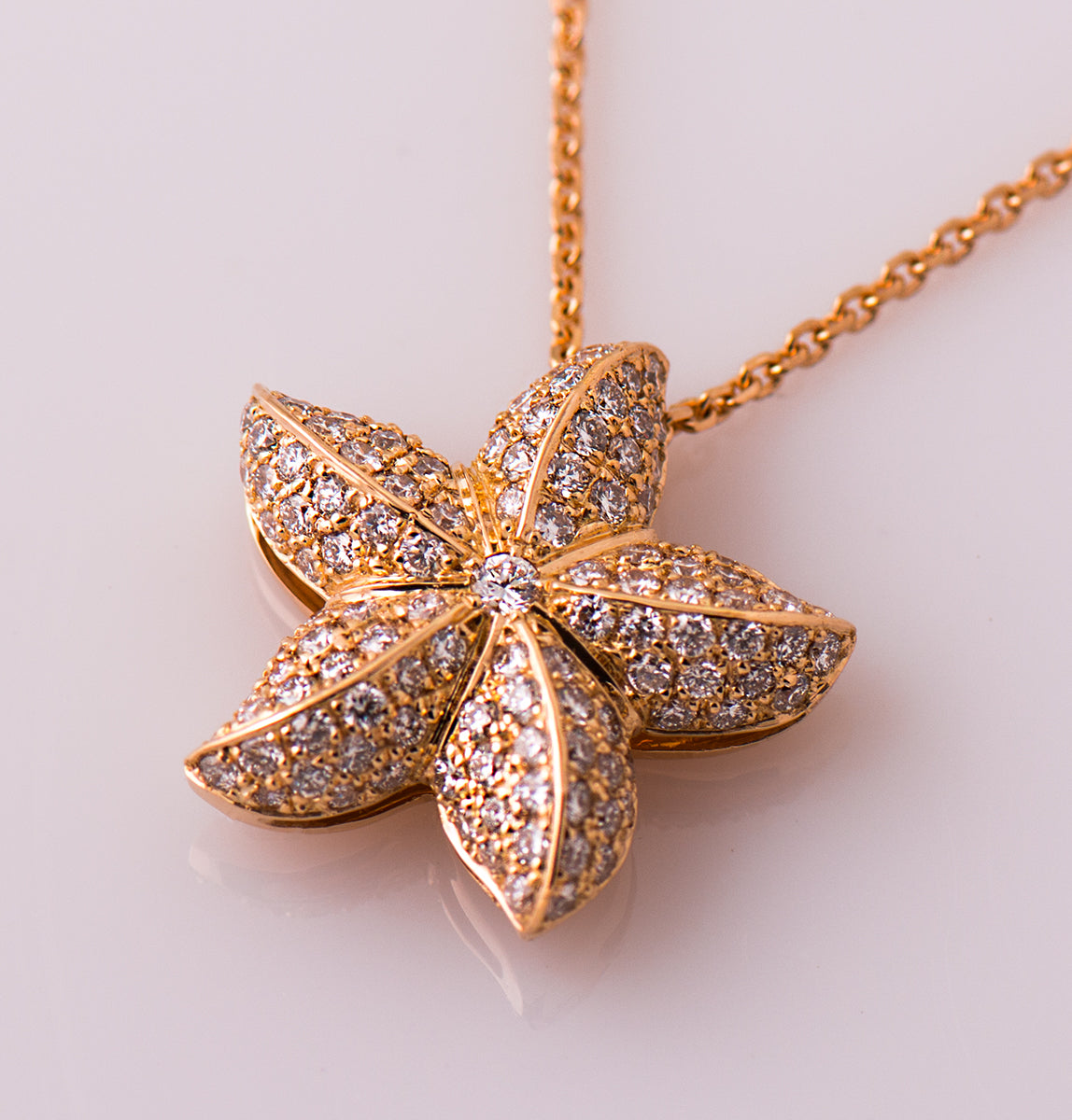 Starfish Diamonds Necklace