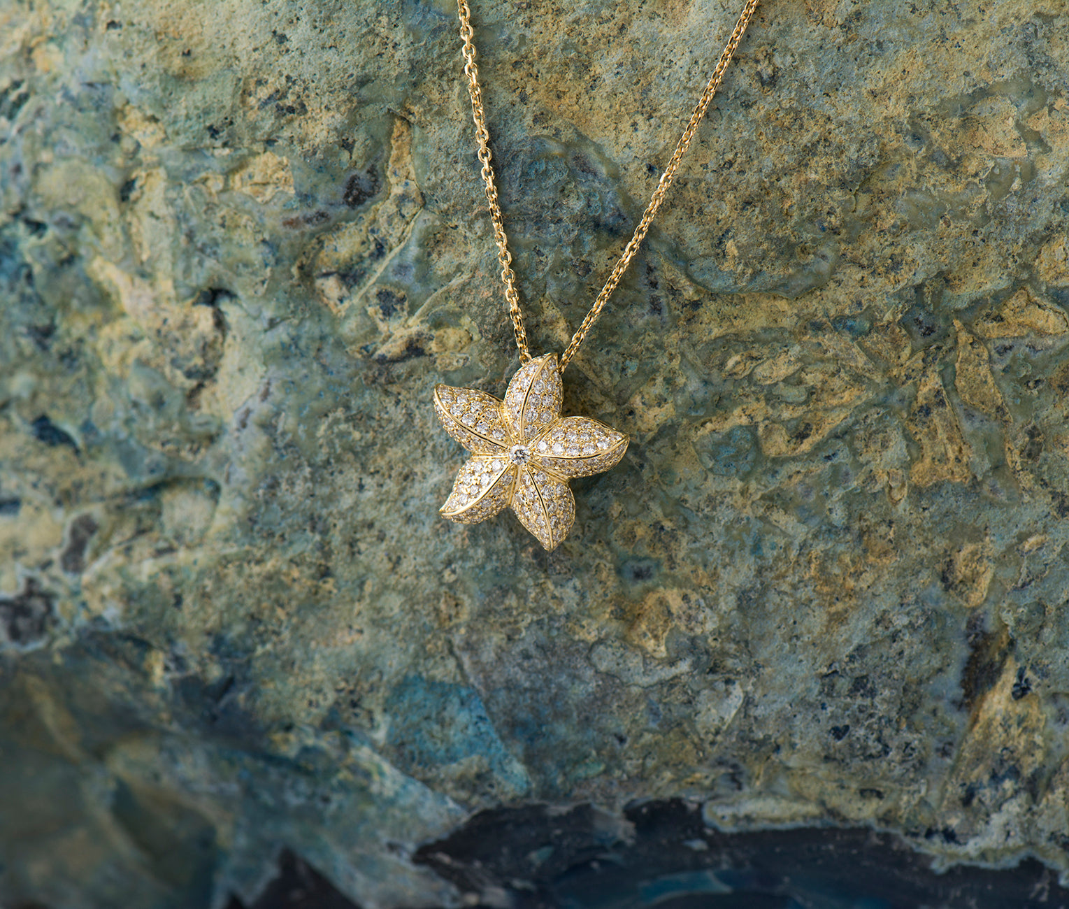 Starfish Diamonds Necklace