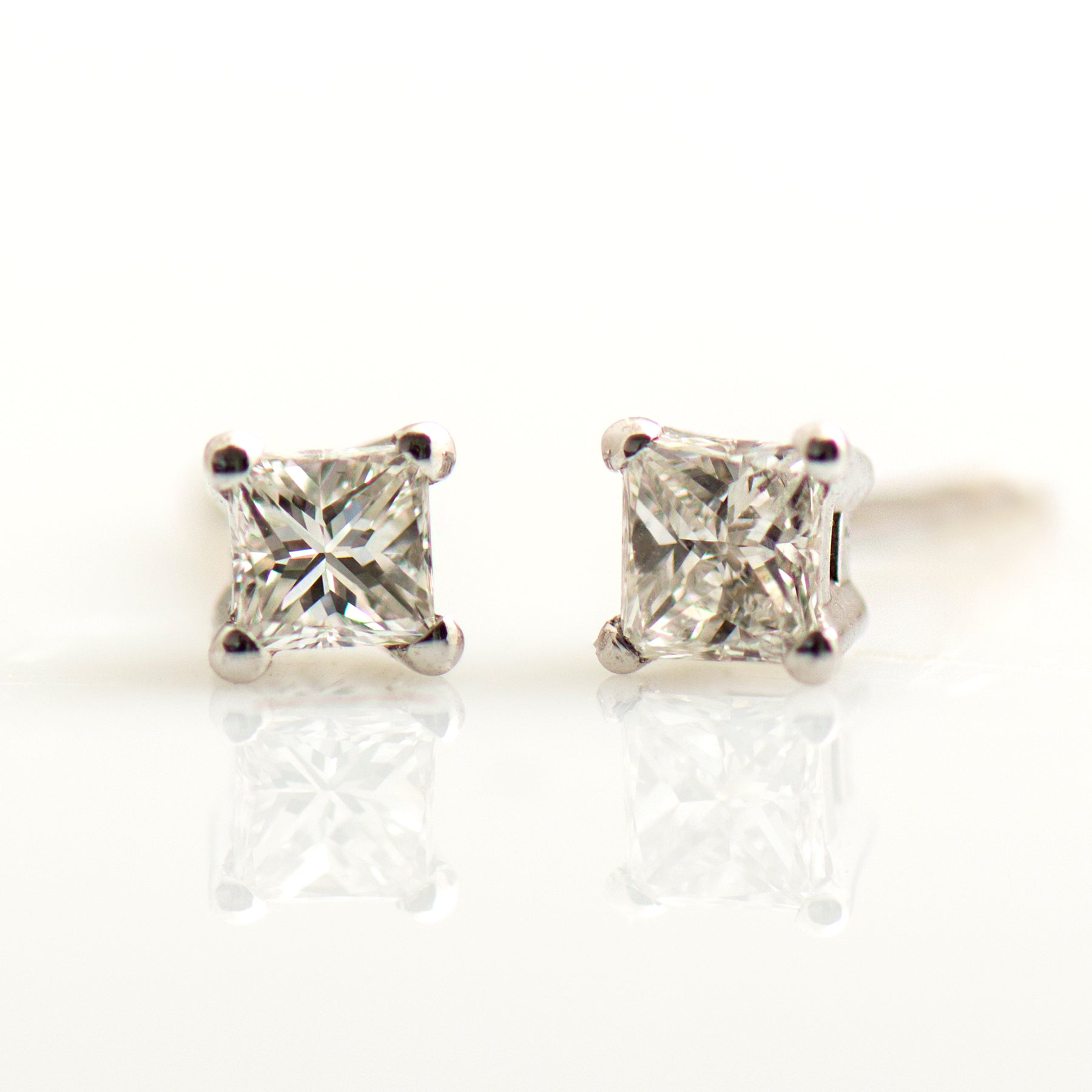 Princess Diamond Earrings