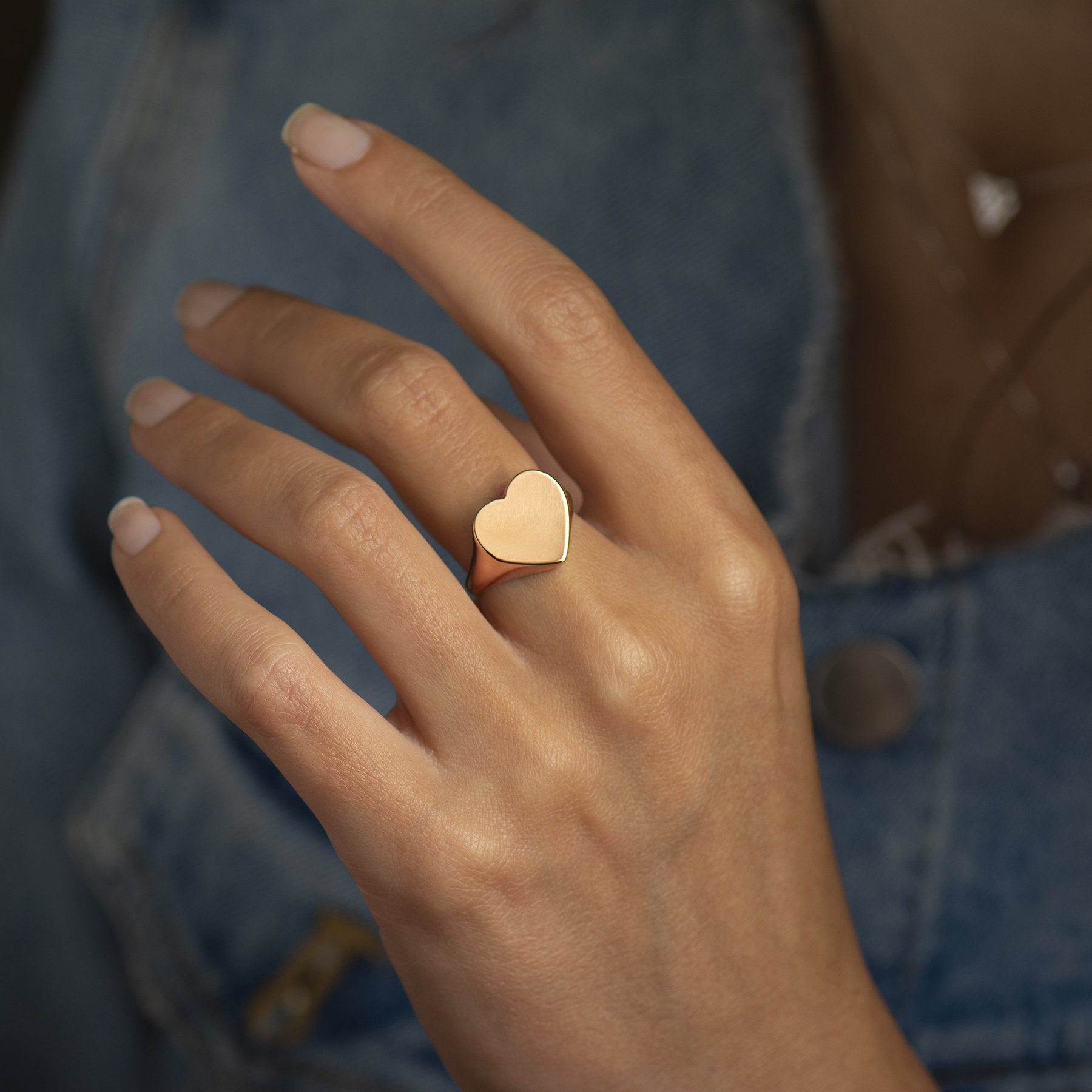 Heart Signet Ring