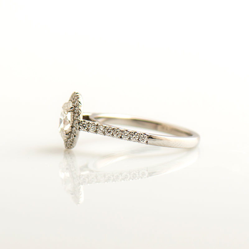 Jamie Park Jewelry - Oval Bezel White Sapphire Ring