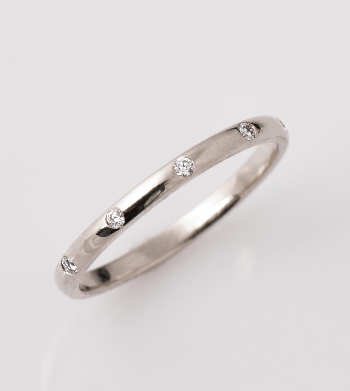 2 mm 8 Evenly Spaced Eternity Diamond Ring