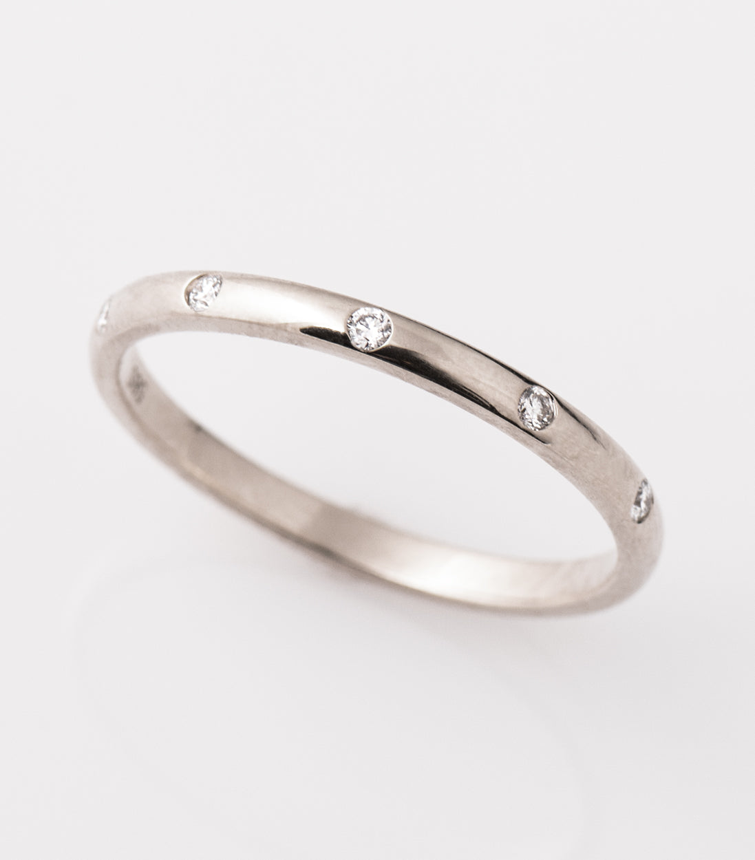 2 mm 8 Evenly Spaced Eternity Diamond Ring