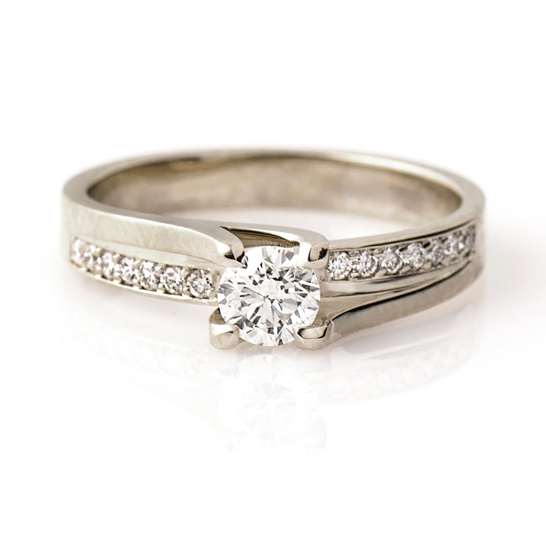 Twist Engagement Ring