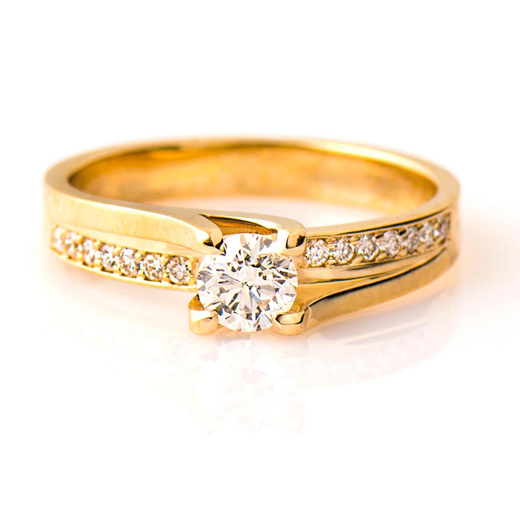 Twist Engagement Ring