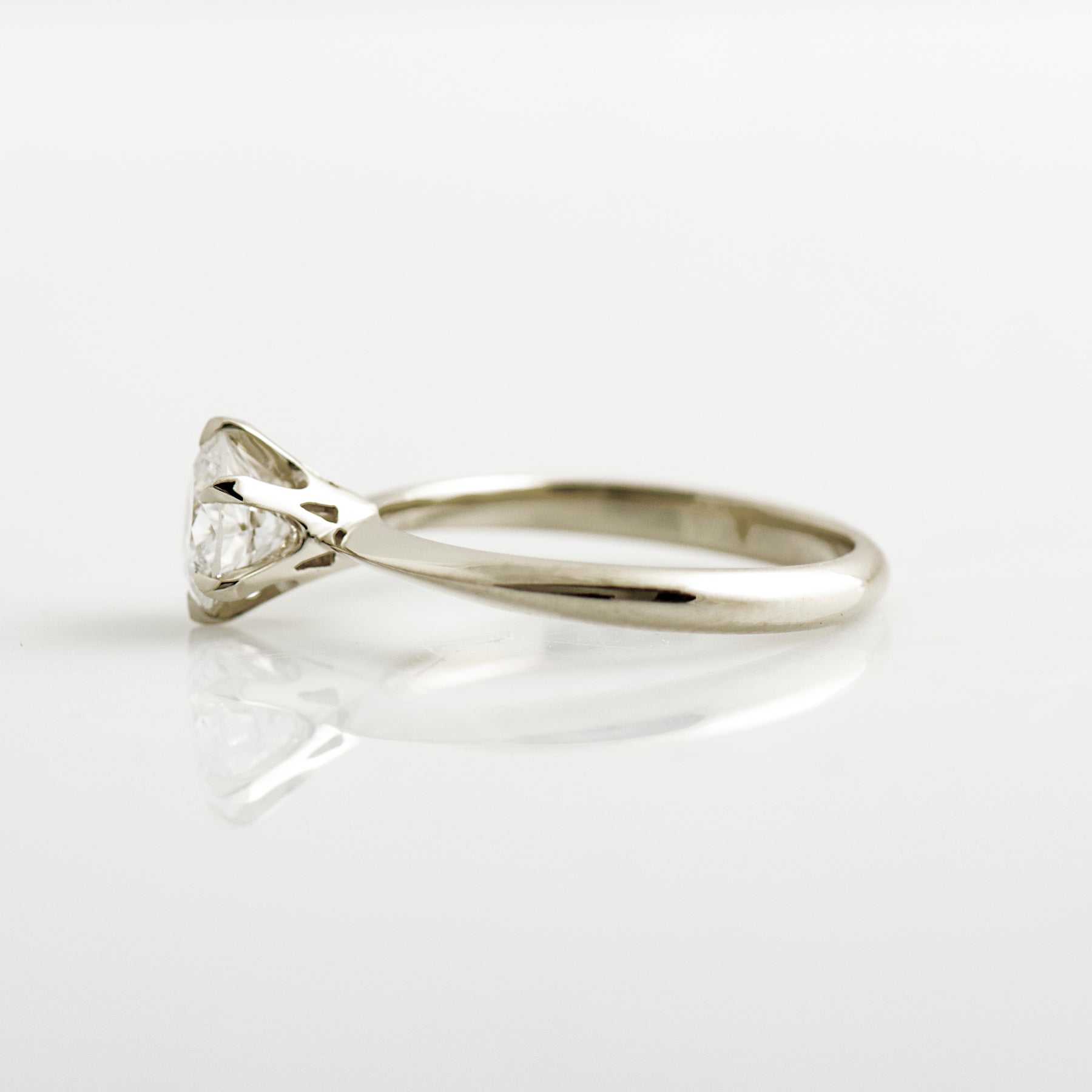 The Six Prong Solitaire Ring