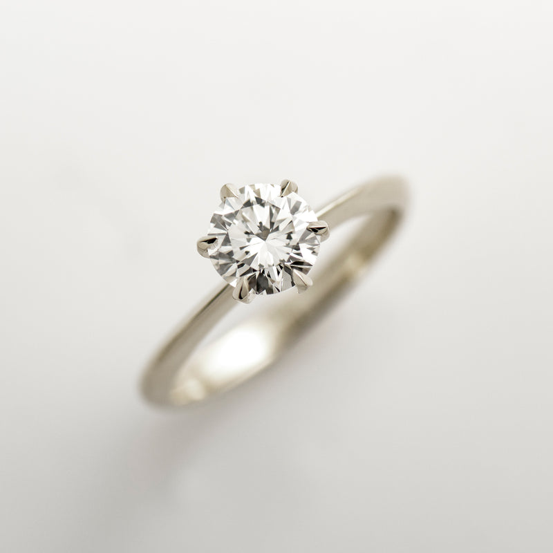 The Six Prong Solitaire Ring