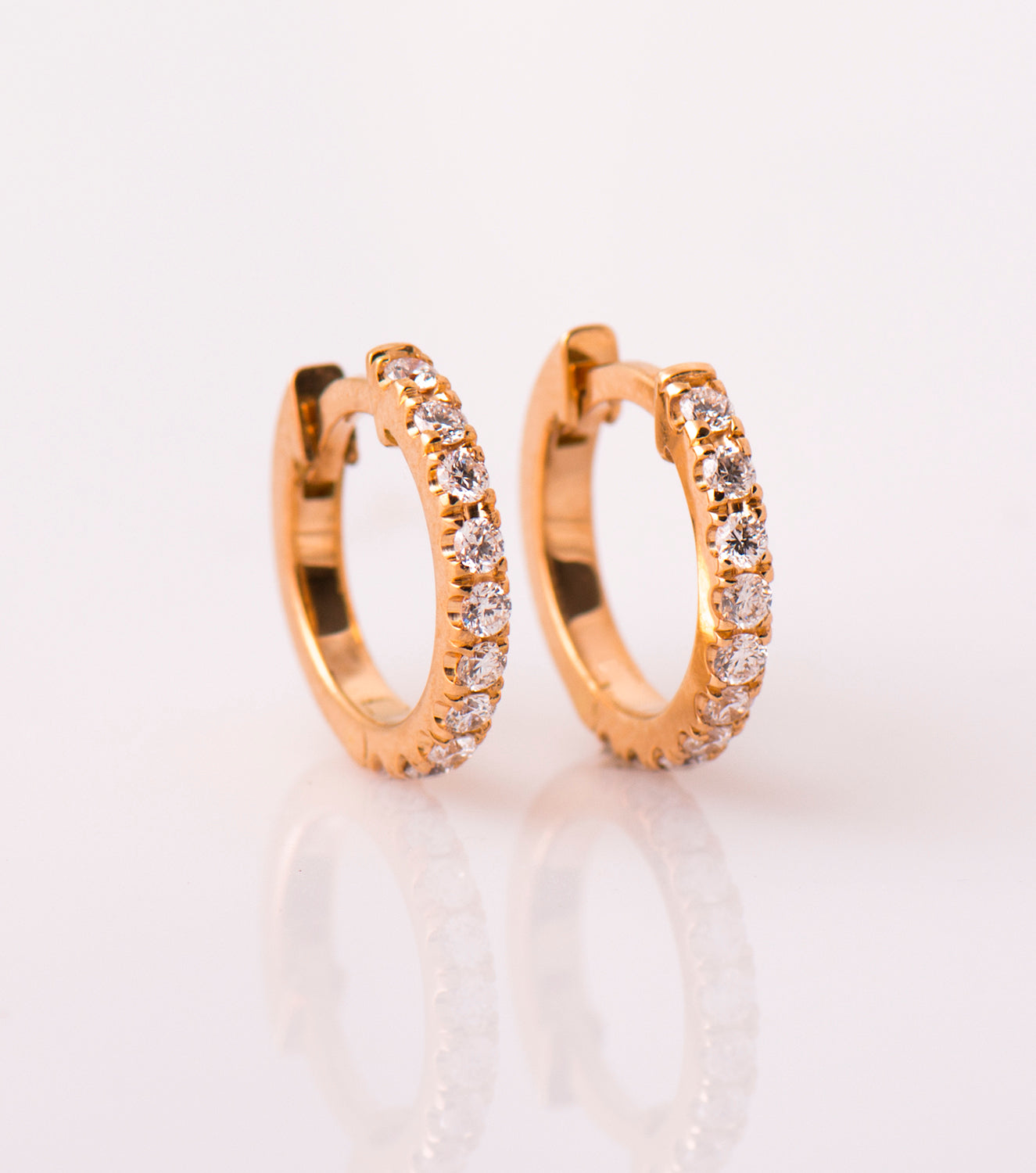 Huggie Diamond Earrings