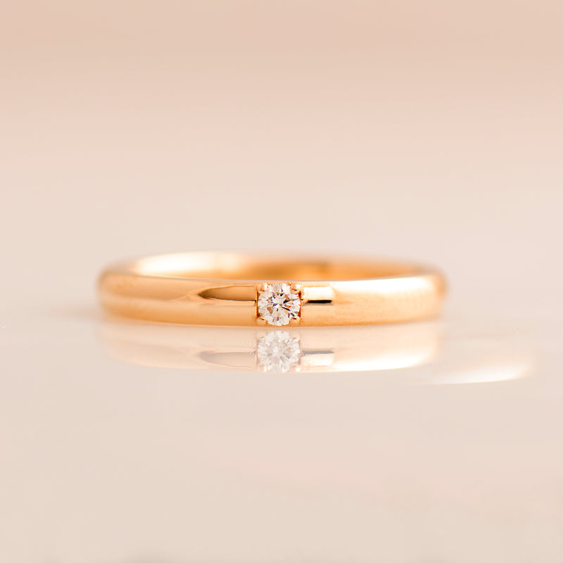 Simple Single Ring Proposal Engagement Rings Diamond Pairing Rings | eBay