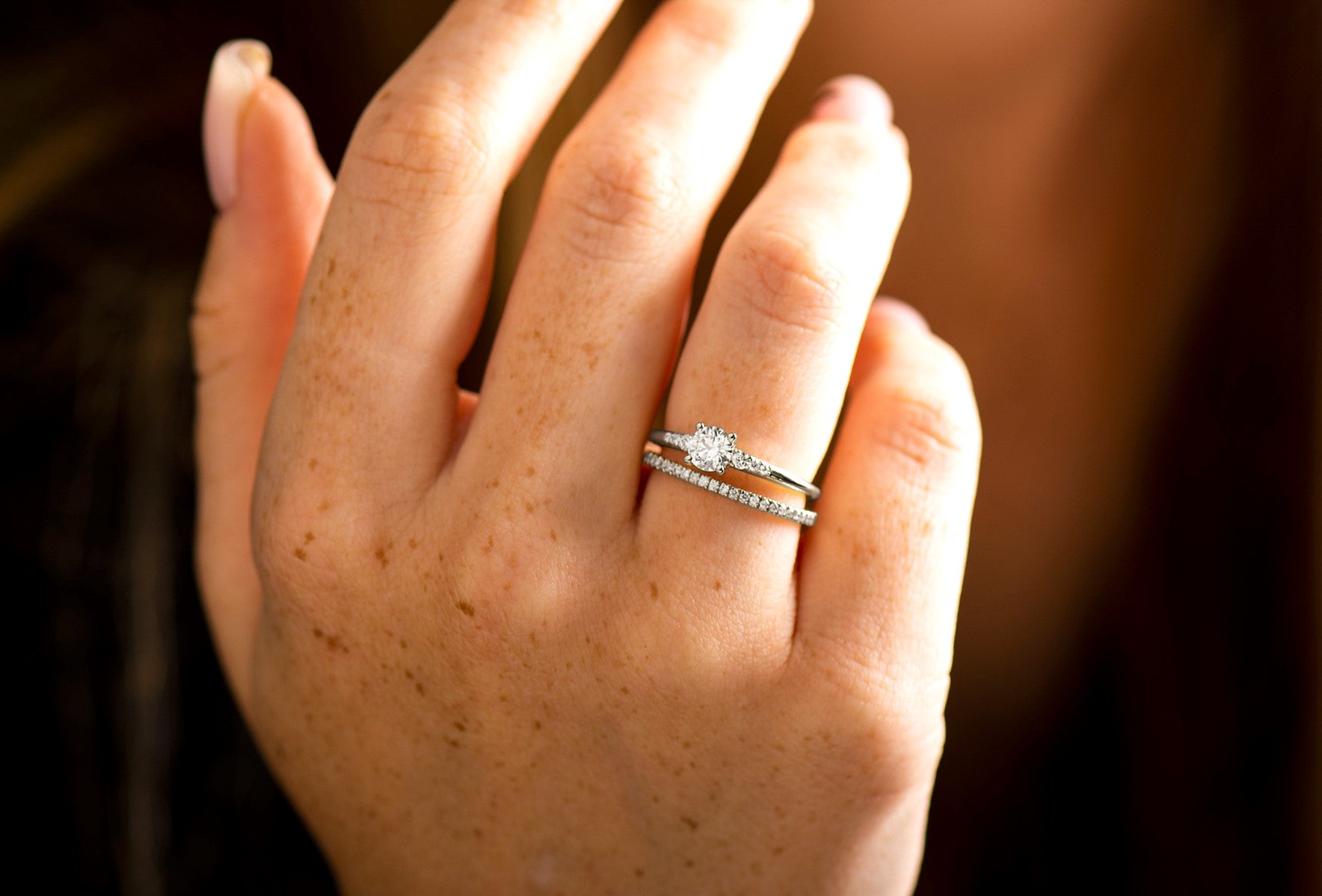 Skinny Signature Tapered Ring Round