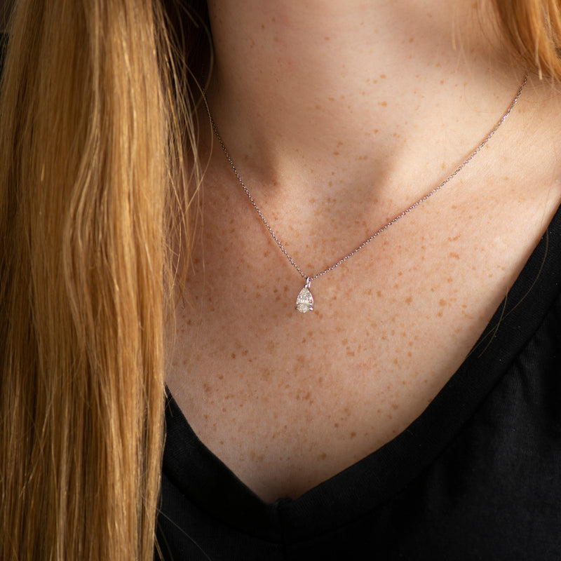 V shape Diamond Necklace - Chris Jewels