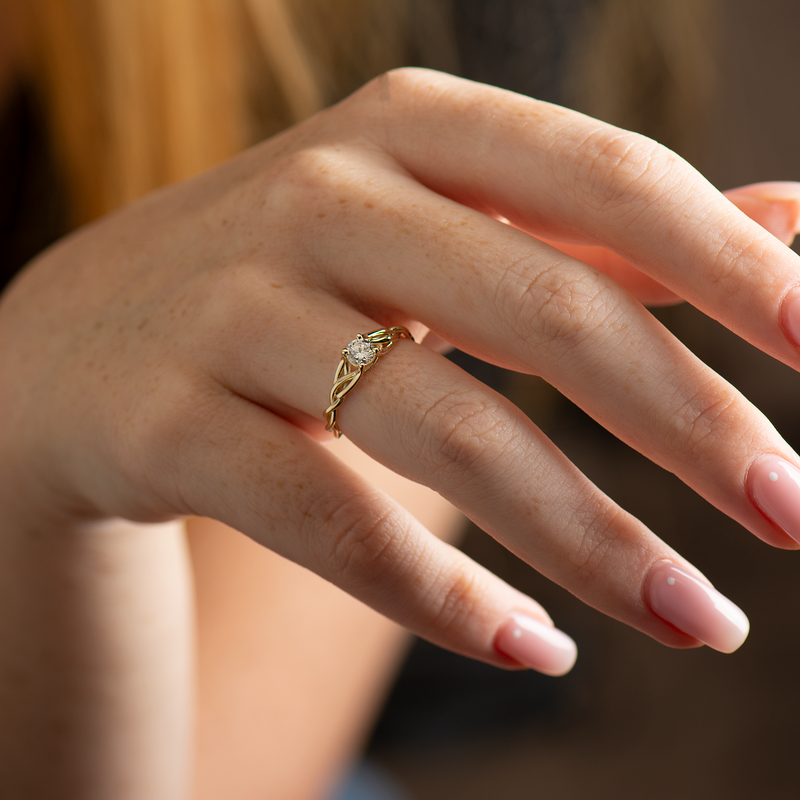 Unique Engagement Rings - HandWovenBands.com