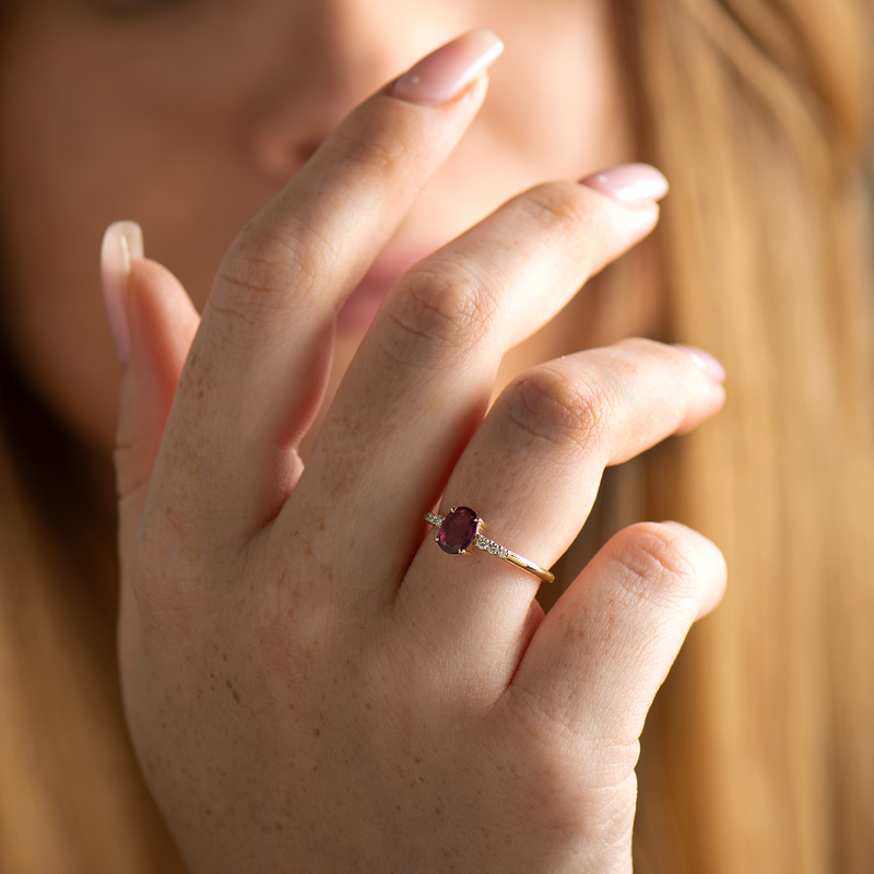 Ruby Engagement Ring