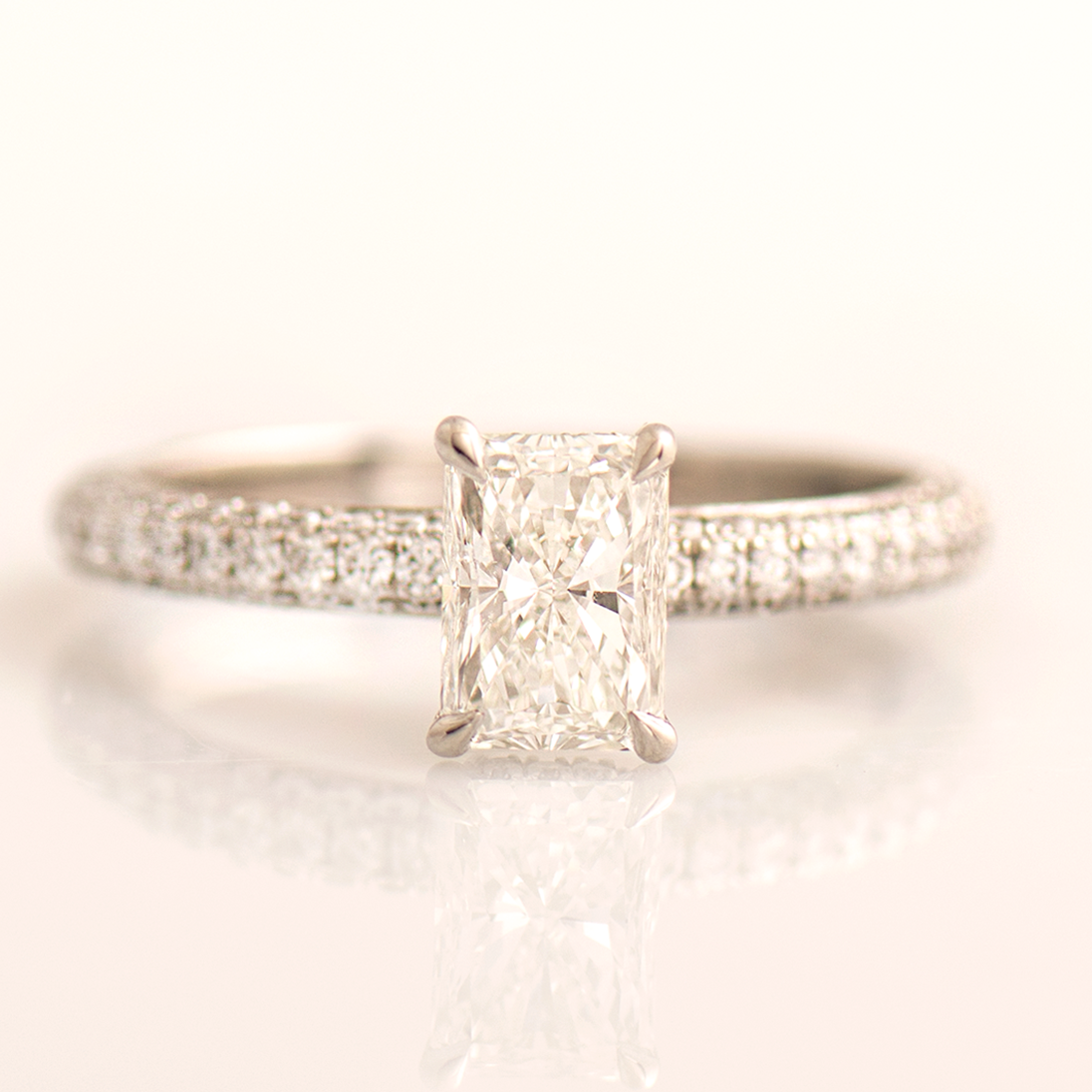 Radiant Engagement Ring