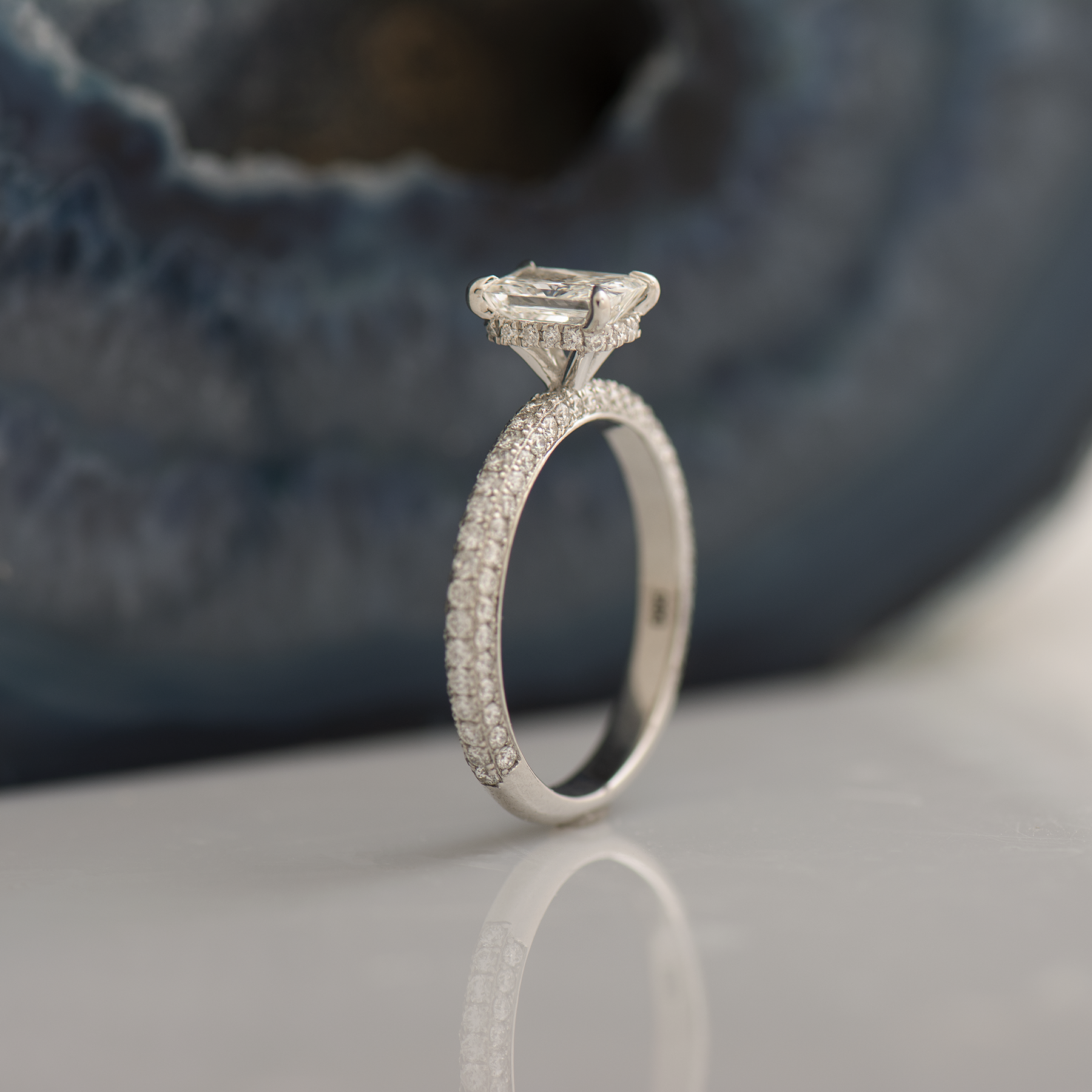 Radiant Engagement Ring