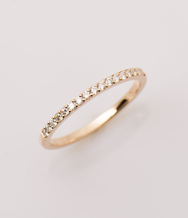 1.5 mm Pave Stack Ring