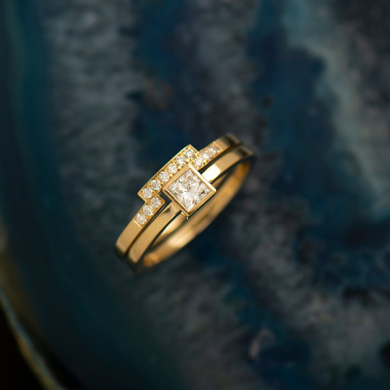 Princess-cut diamond rings | Diamond Registry