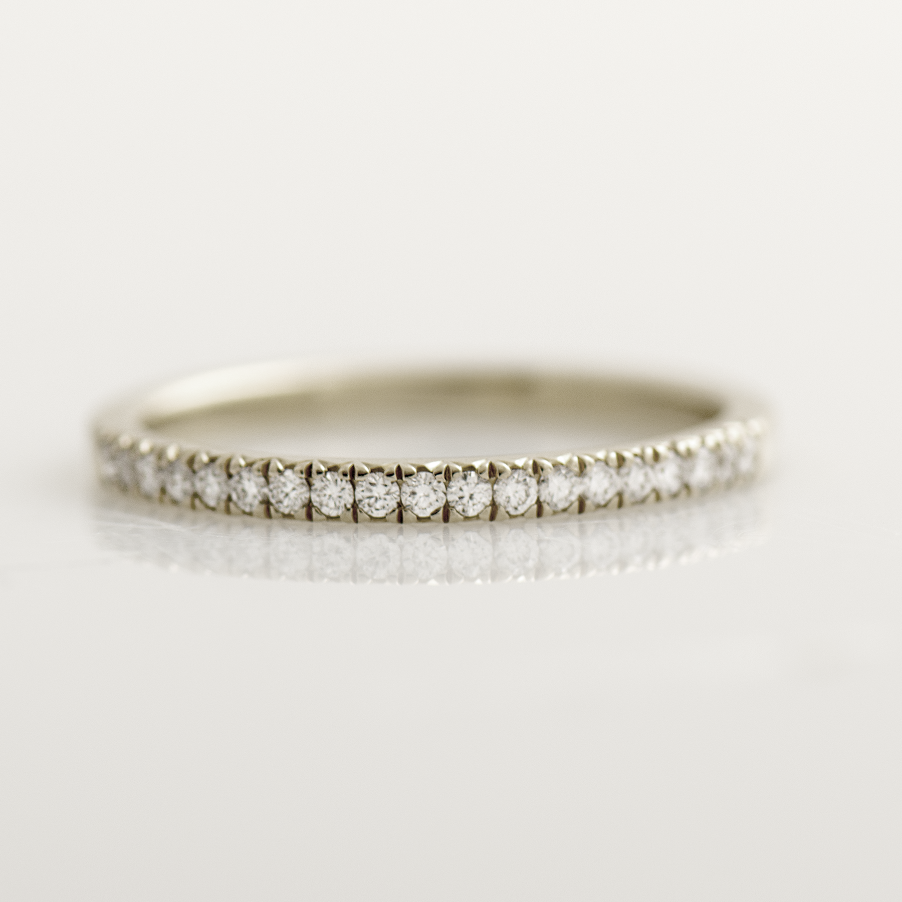 1.7mm Thin Pave' Ring