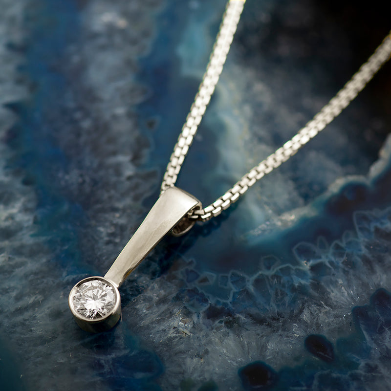 Classy Solitaire Necklace