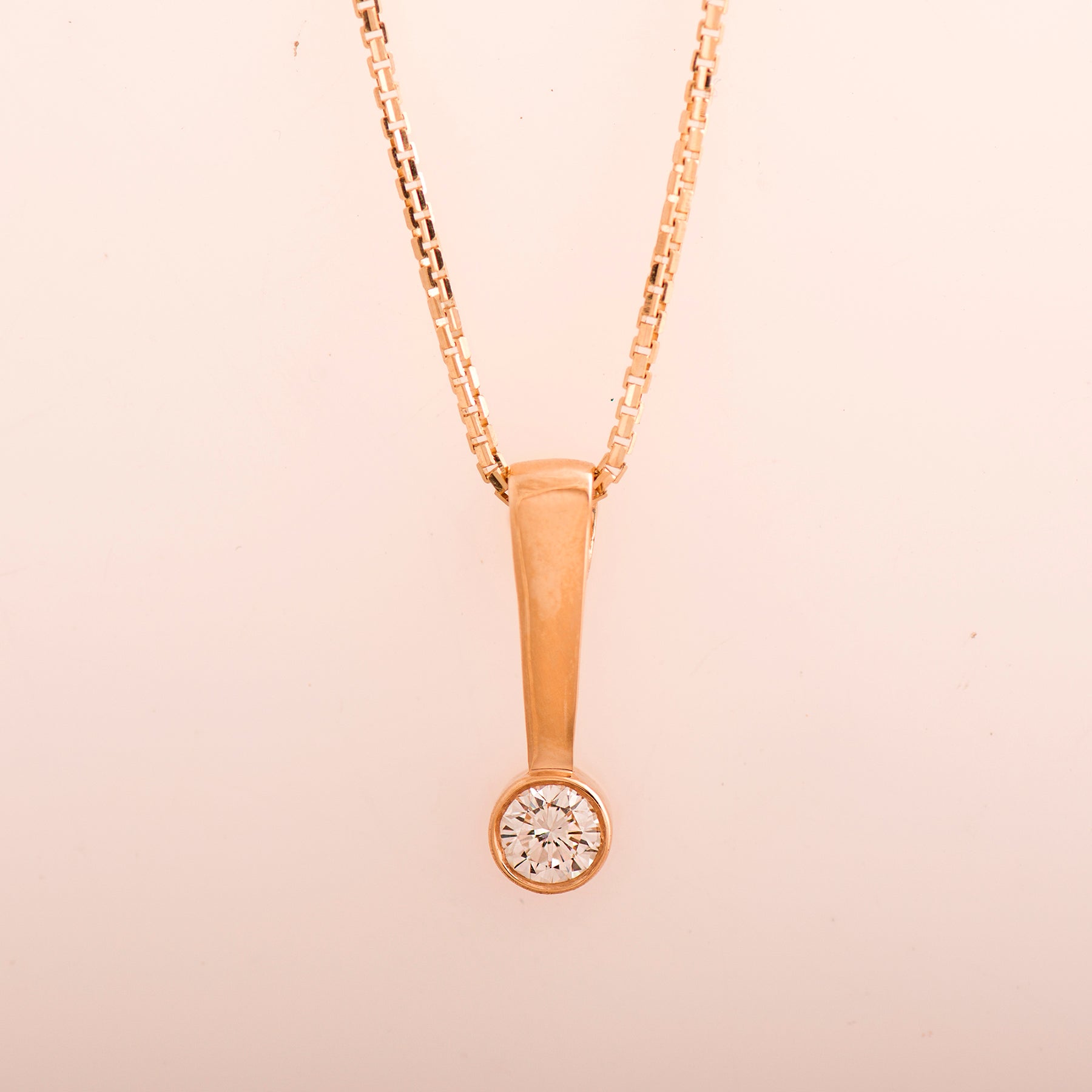 Classy Solitaire Necklace