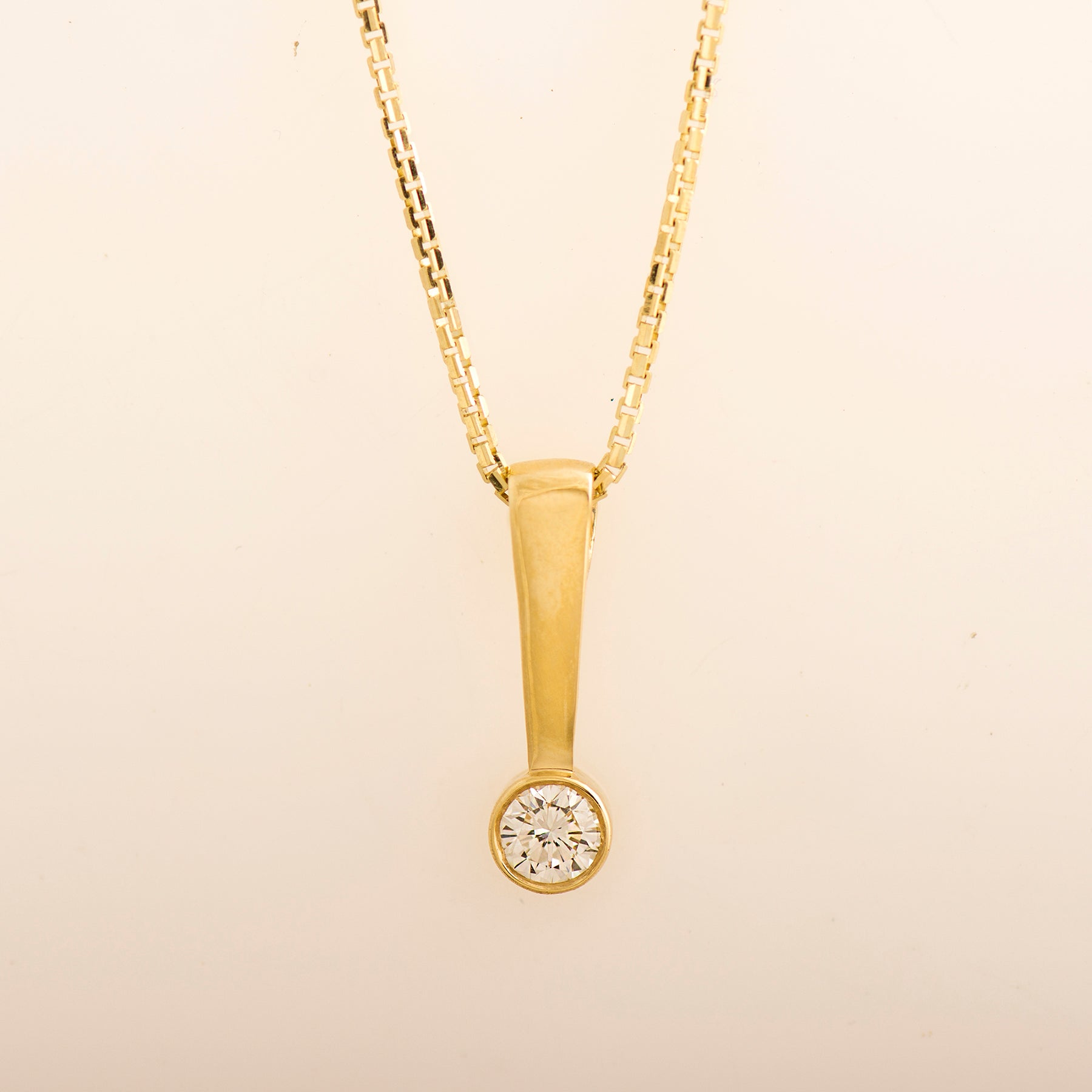 Classy Solitaire Necklace