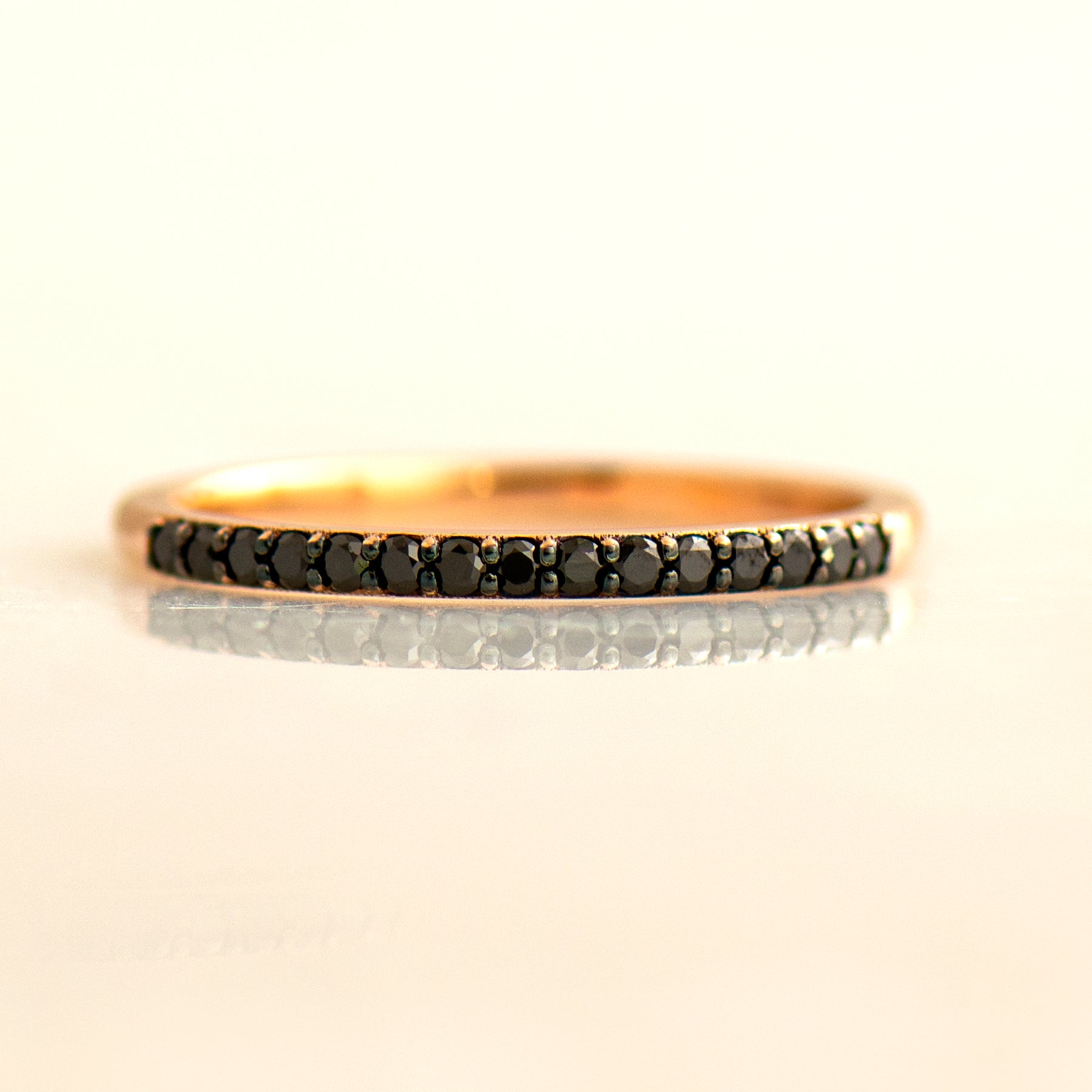 15 Black Diamonds Ring