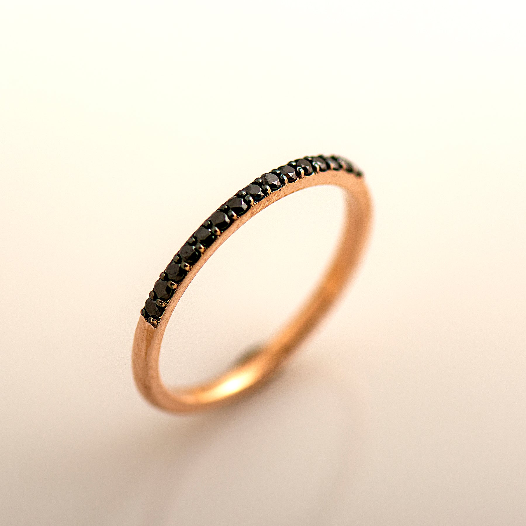 15 Black Diamonds Ring