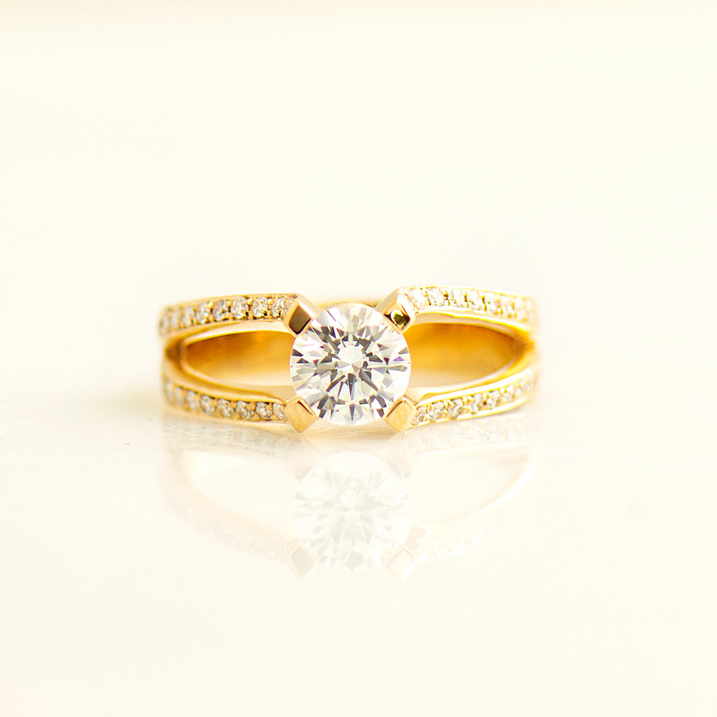 Maddox Marquise Trilogy Engagement Ring Setting