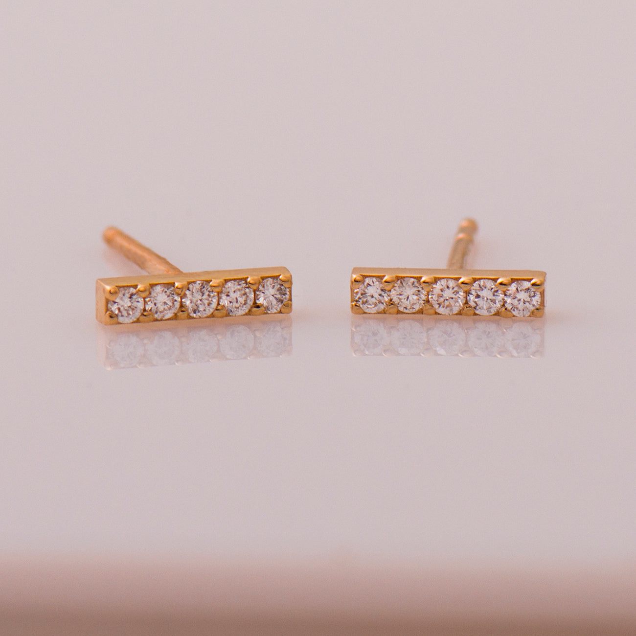 Bar Diamond Earrings