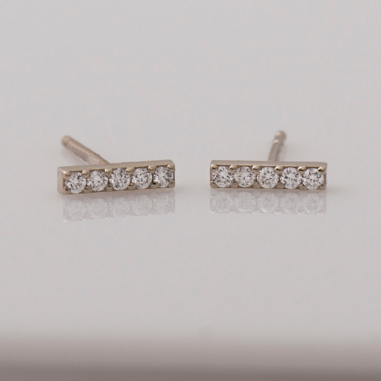 Bar Diamond Earrings