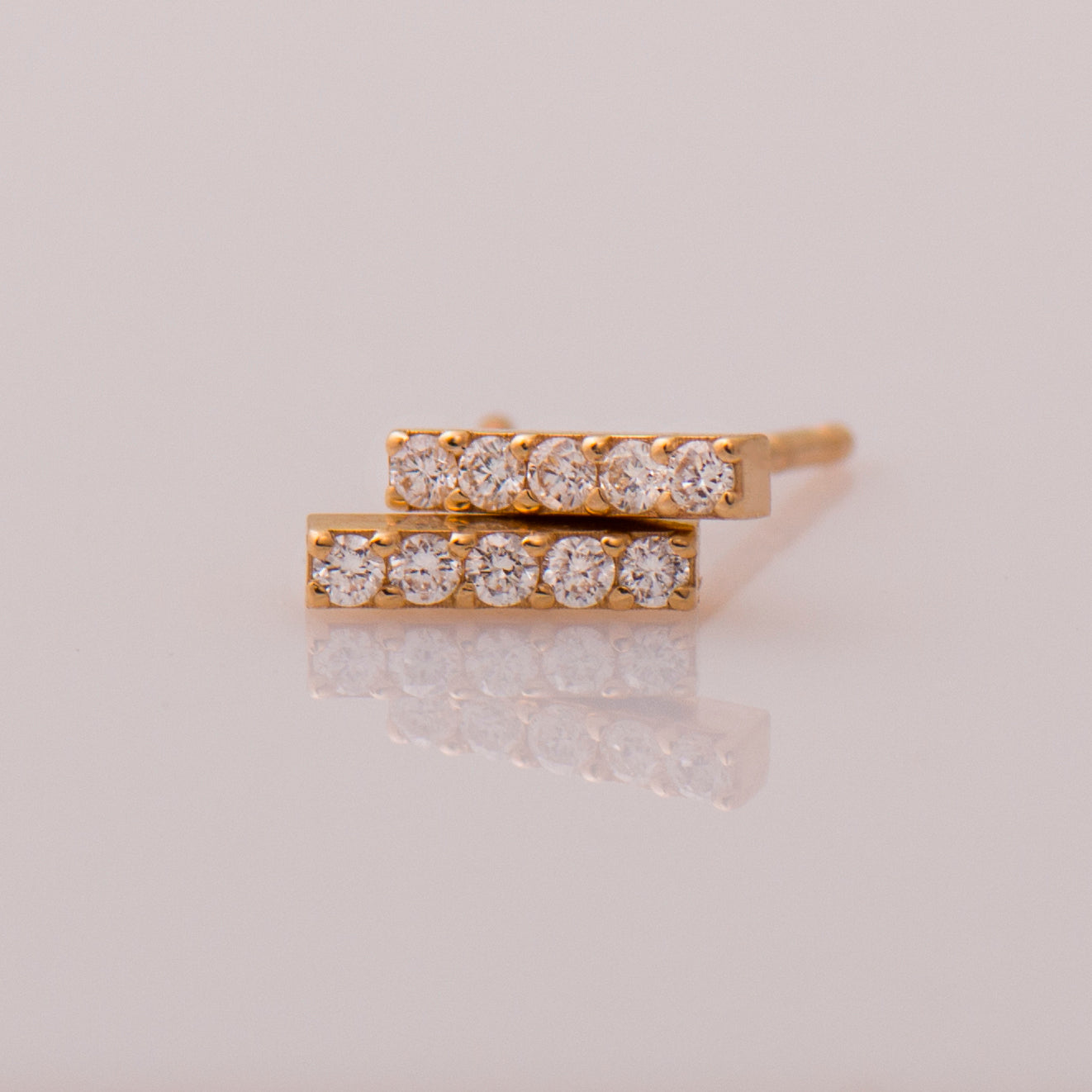 Bar Diamond Earrings