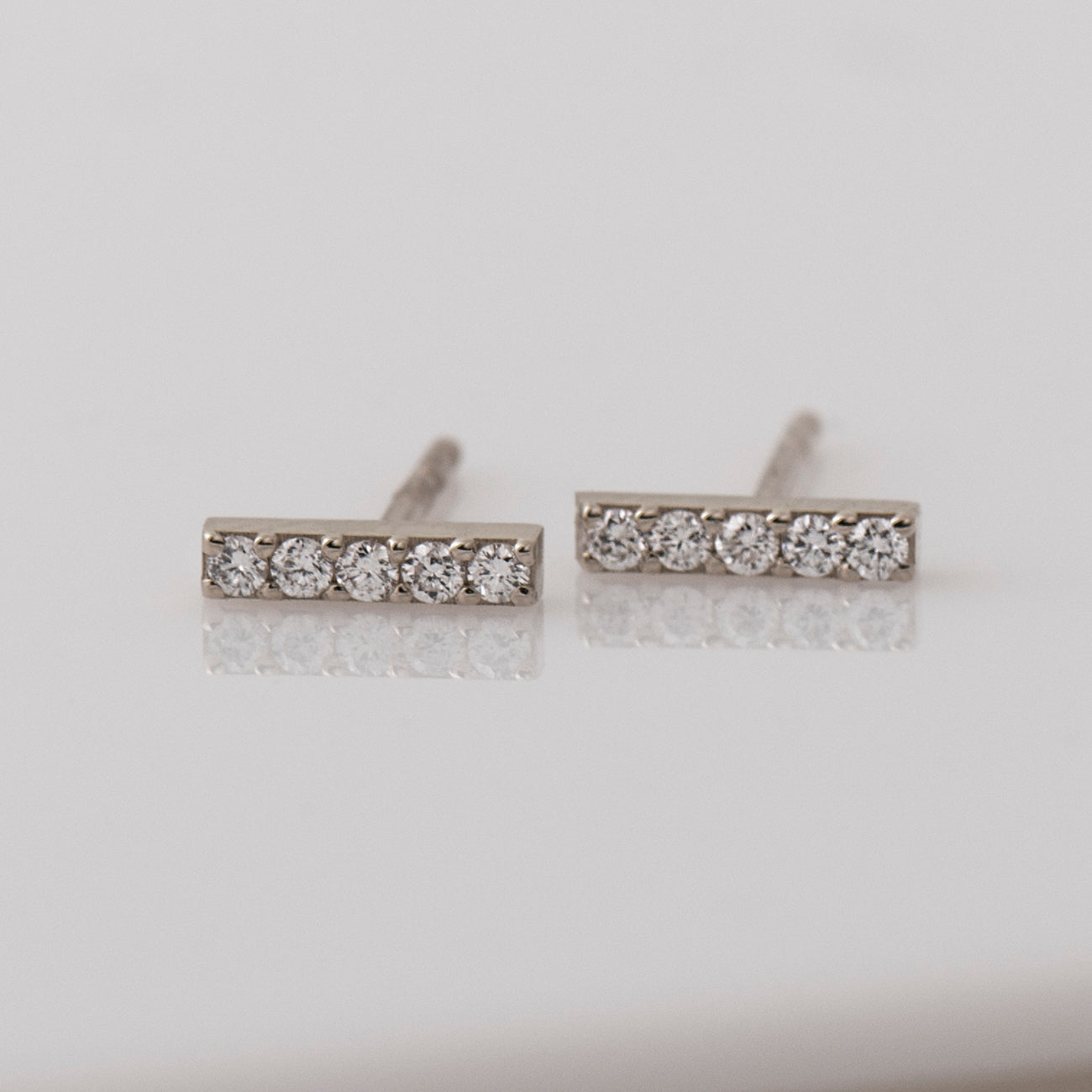 Bar Diamond Earrings