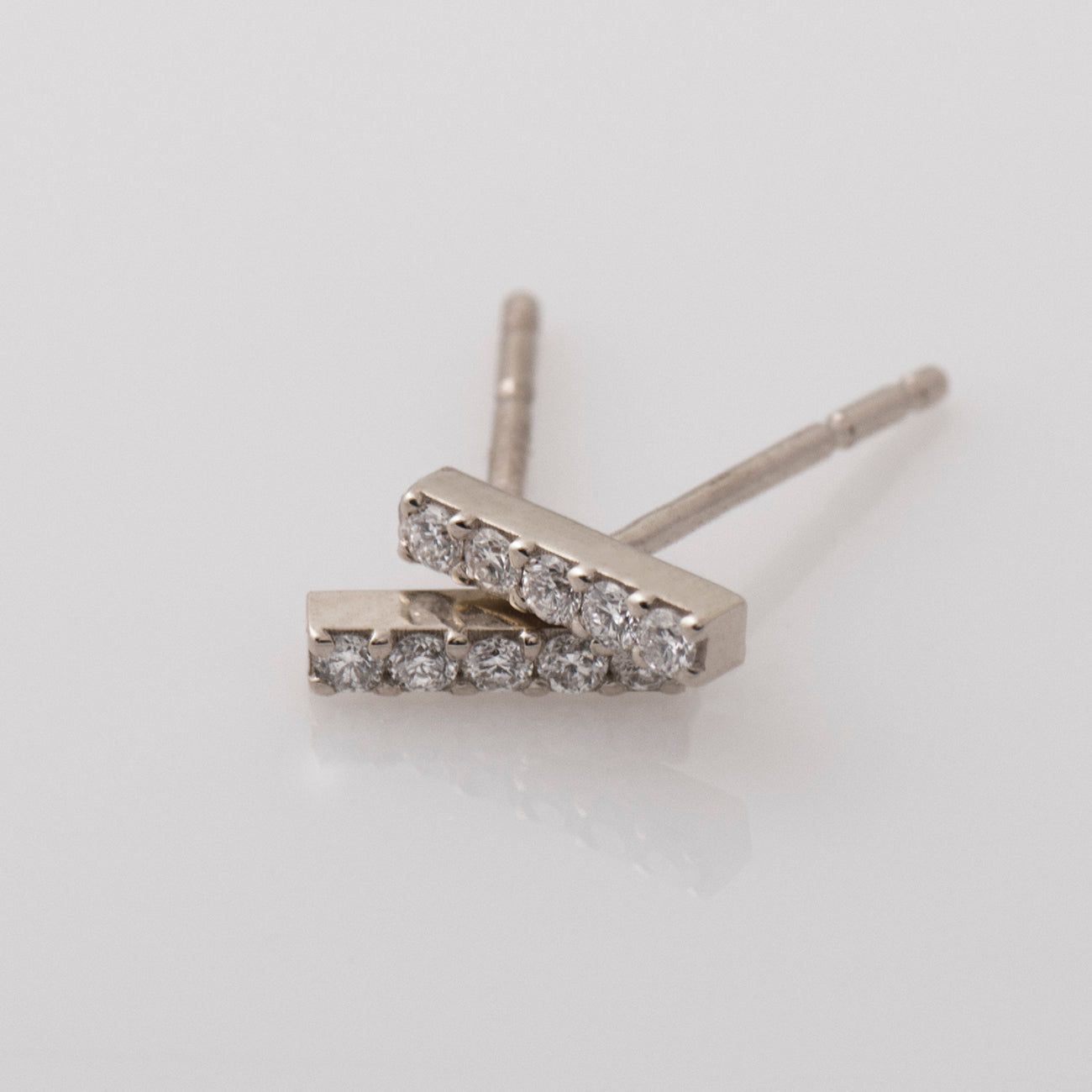 Bar Diamond Earrings