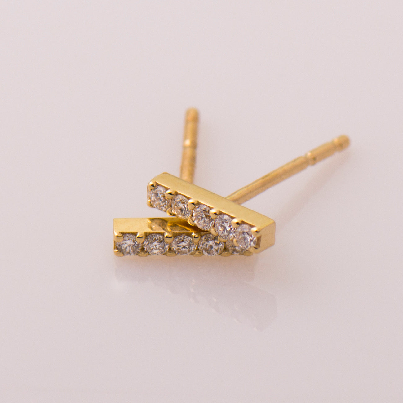 Bar Diamond Earrings