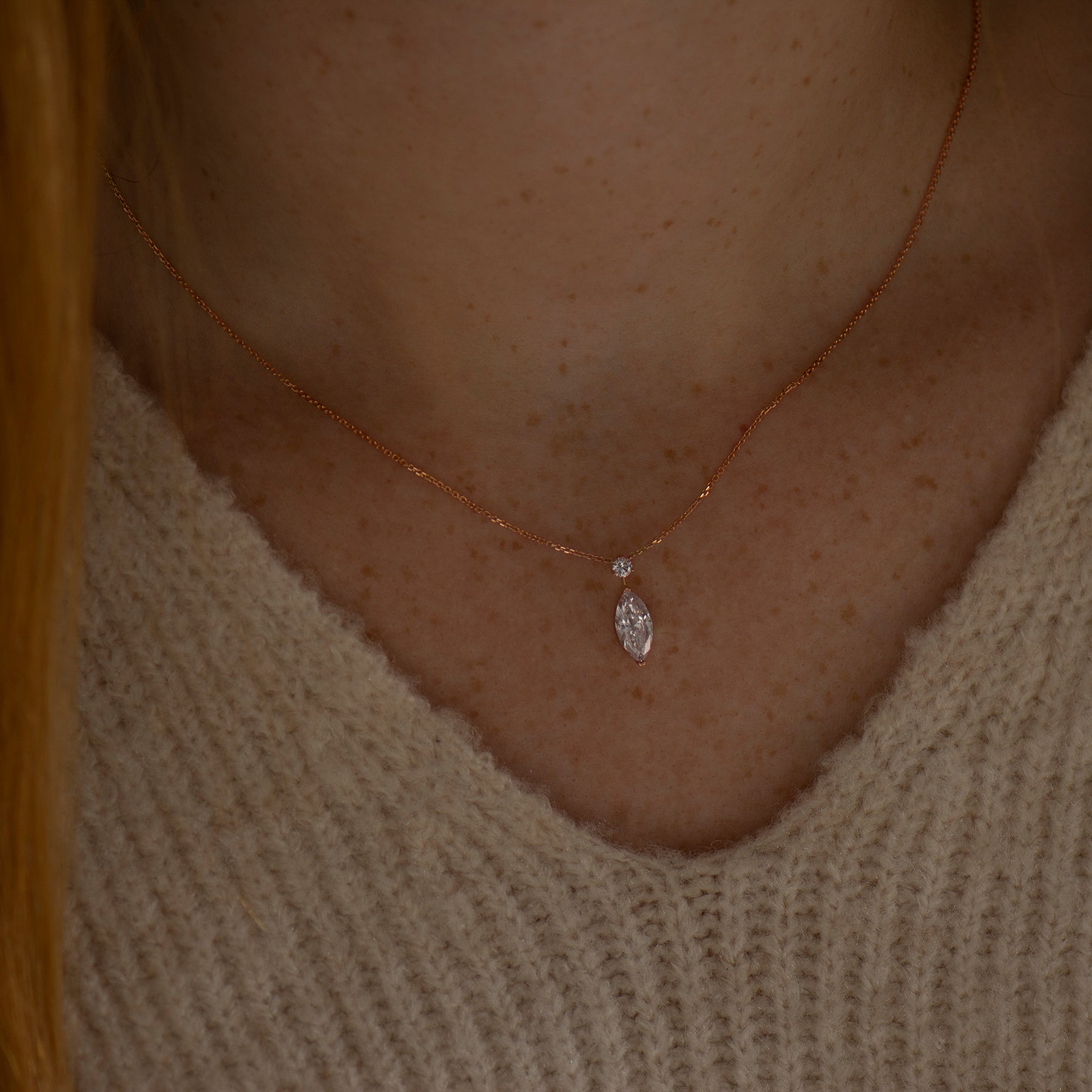 Marquise Diamond Necklace