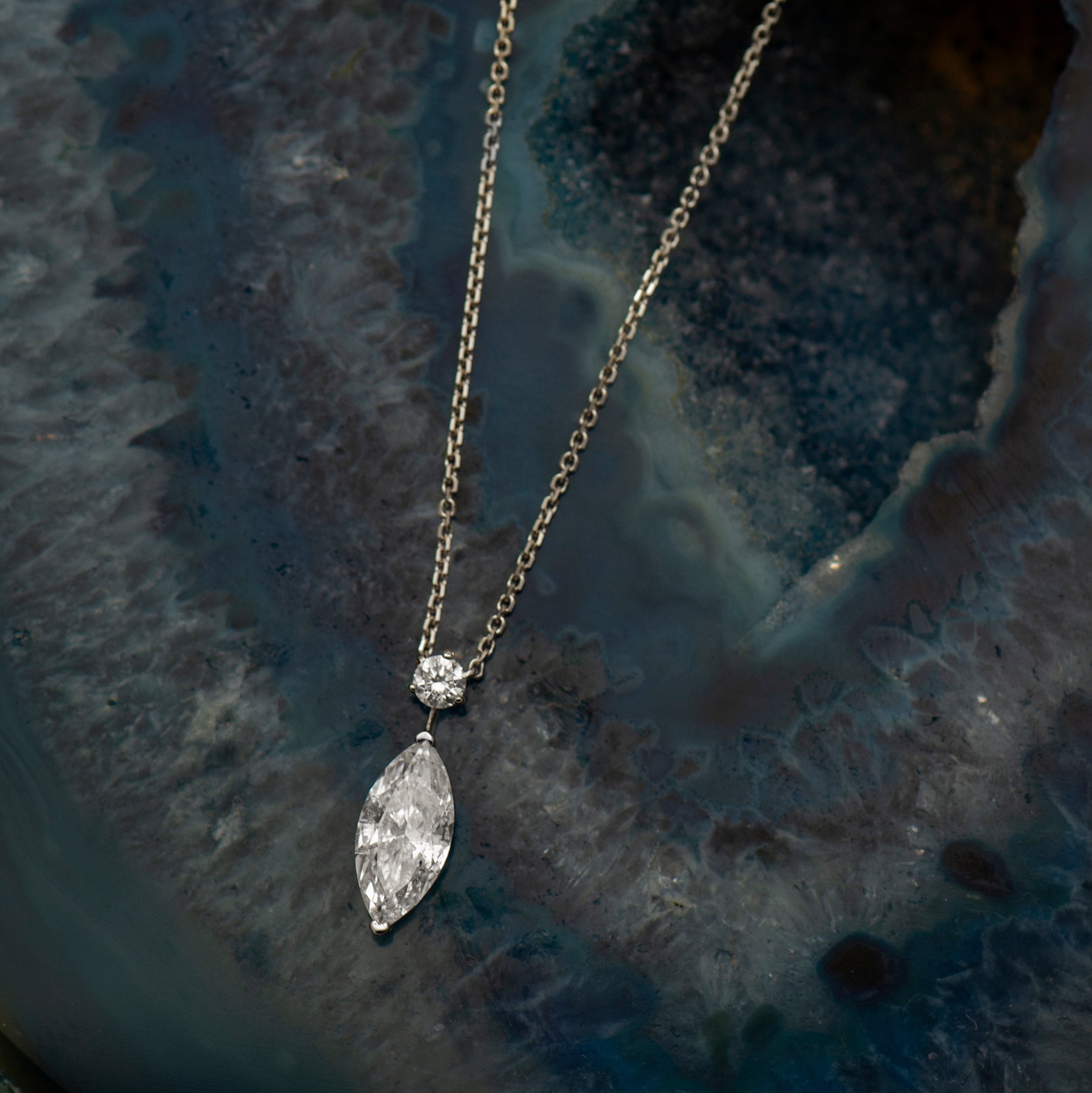 Marquise Diamond Necklace