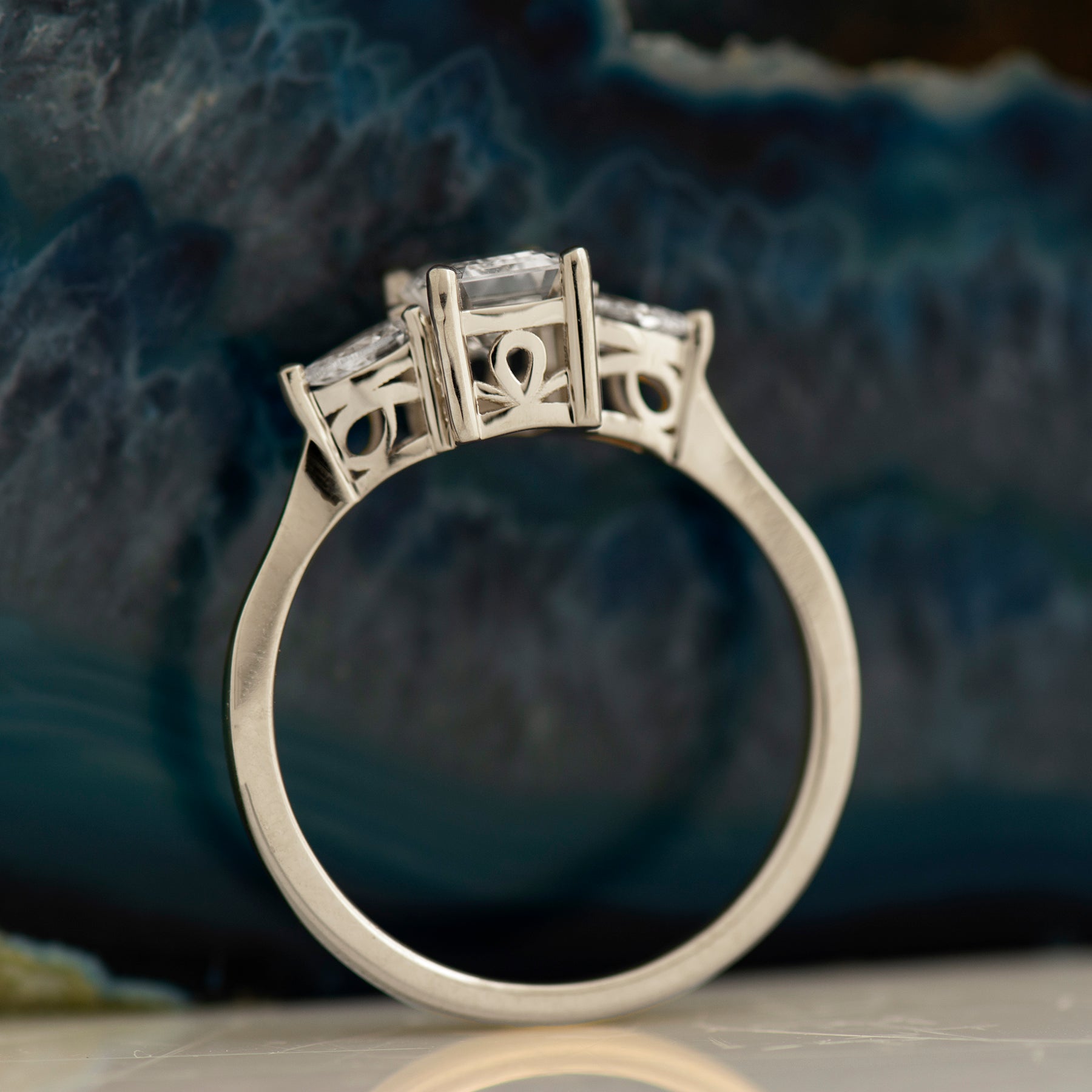 Three Stones Engagement Ring