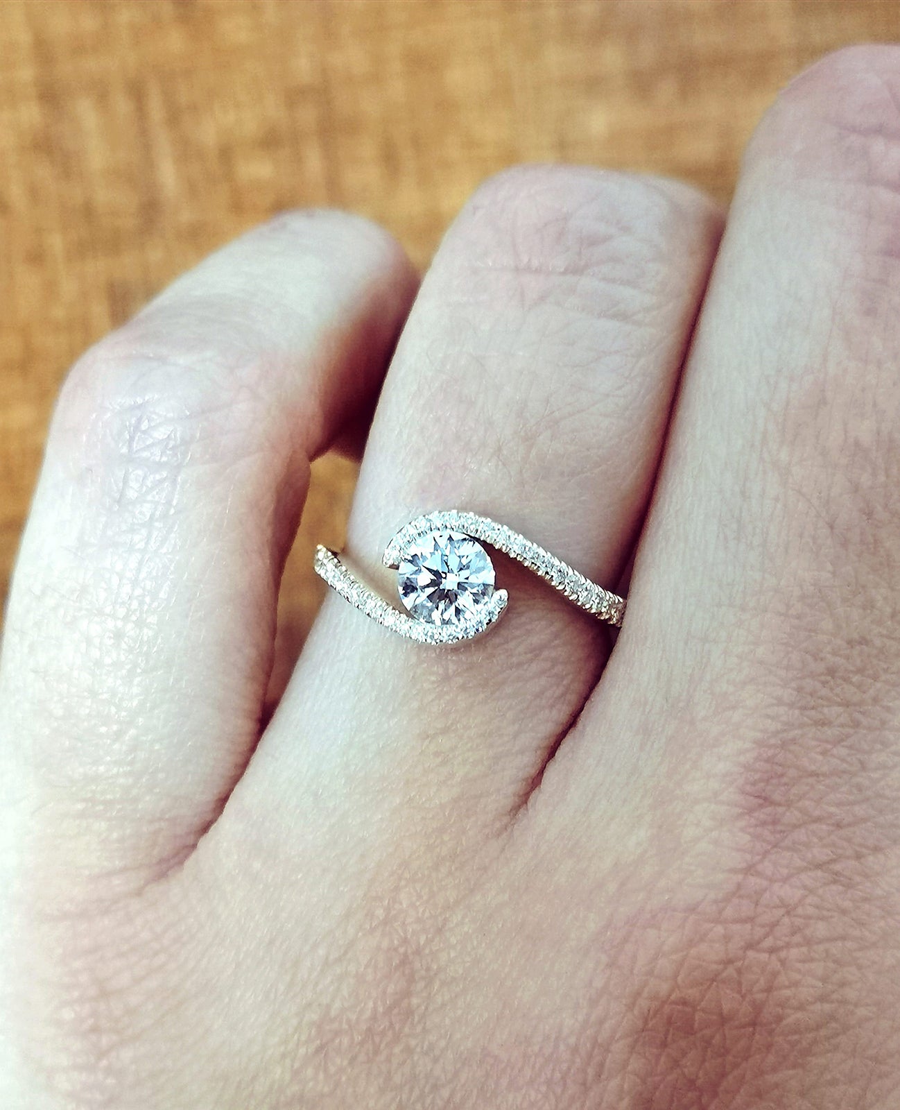 Bypass Engagement Ring